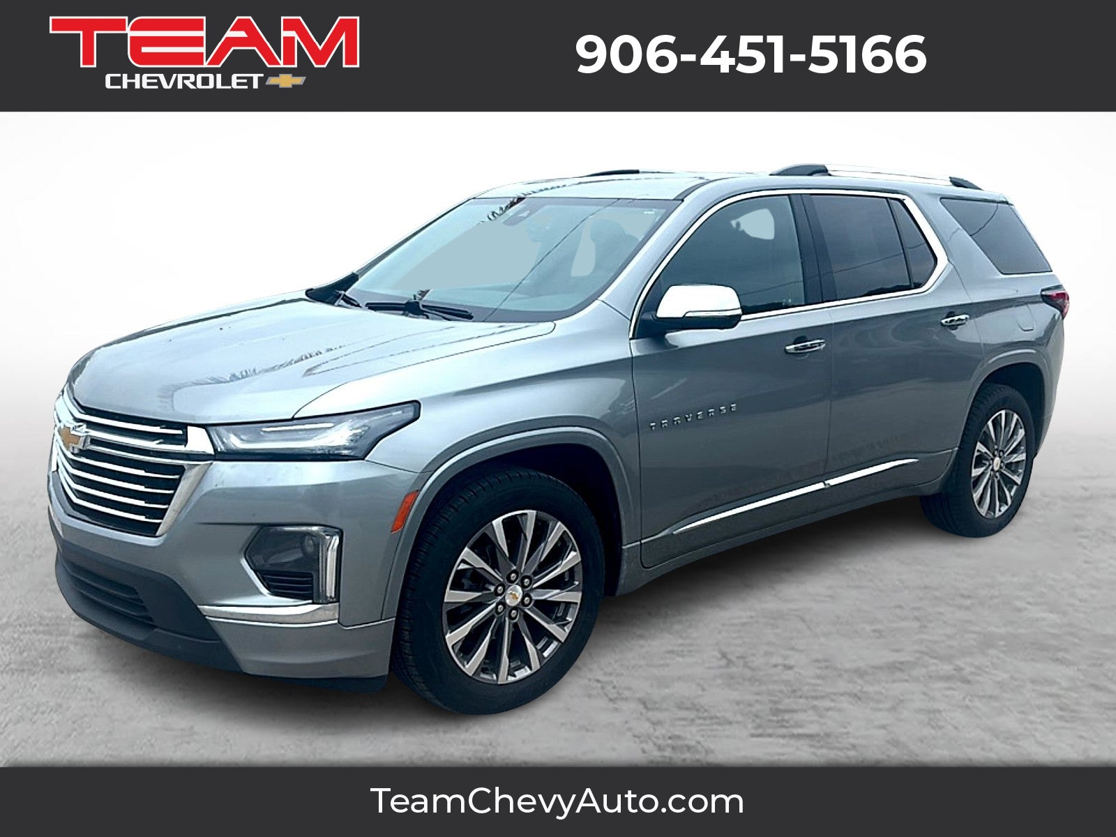 2023 Chevrolet Traverse — rear three-quarter view