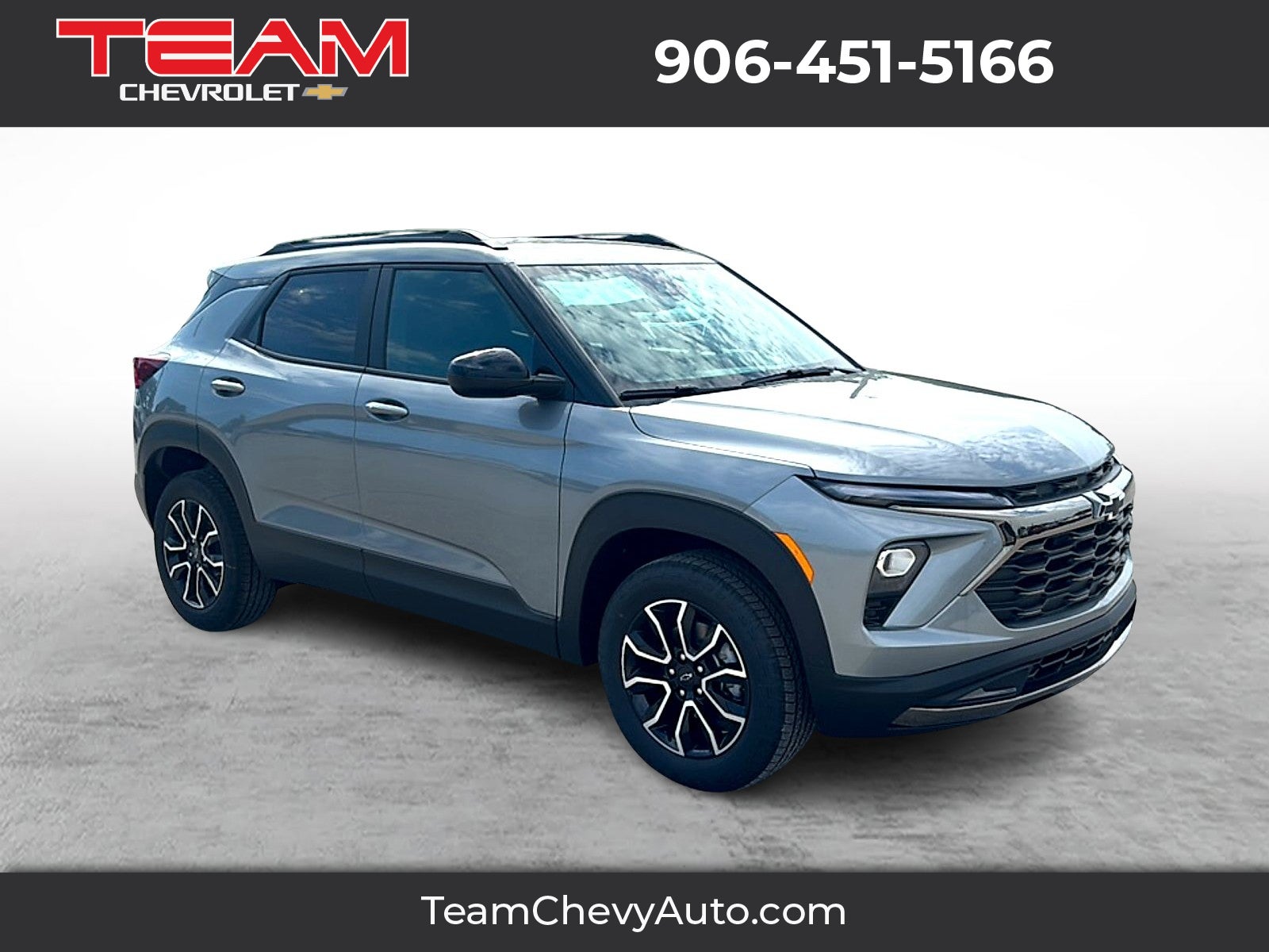 2026 Chevrolet Trailblazer ACTIV in Sterling Gray Metallic — front three-quarter view